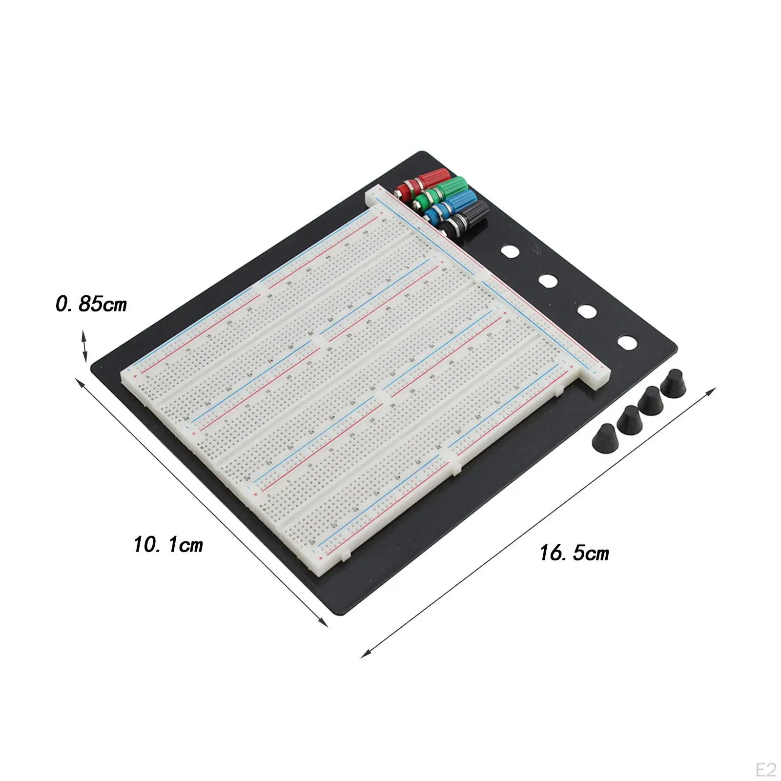 Placa test Breadboard OEM 2390 puncte conectare 20-29AWG 300V/3-5A pentru proiecte electronice [1]