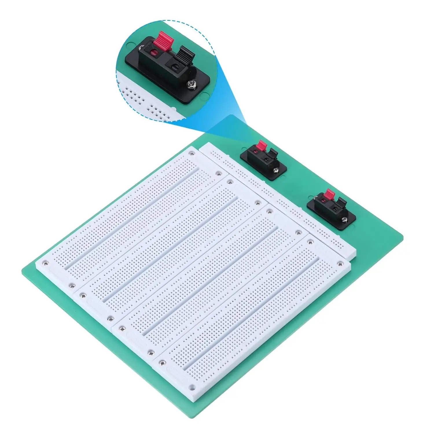 Placa test Breadboard OEM 2760 puncte conectare 20-29AWG 300V/3-5A, lungime 830mm, tip prototipare. [3]