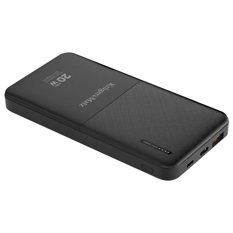 Baterii externe - Power Bank 10000mAh Li-Poly QC3.0/PD USB TYPE C 20W KM0904