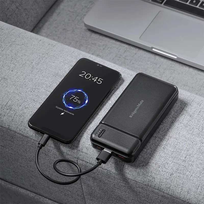 Power bank 20000mAh Li-Poly Kruger&Matz KM0906 20W QC3.0 PD3.0 [3]