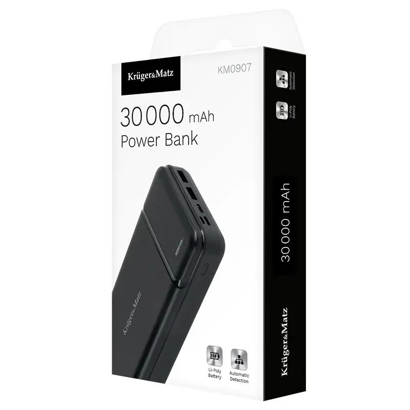 Power Bank 30000mAh Li-Poly Kruger&Matz KM0907 – IoElectronice.ro [3]