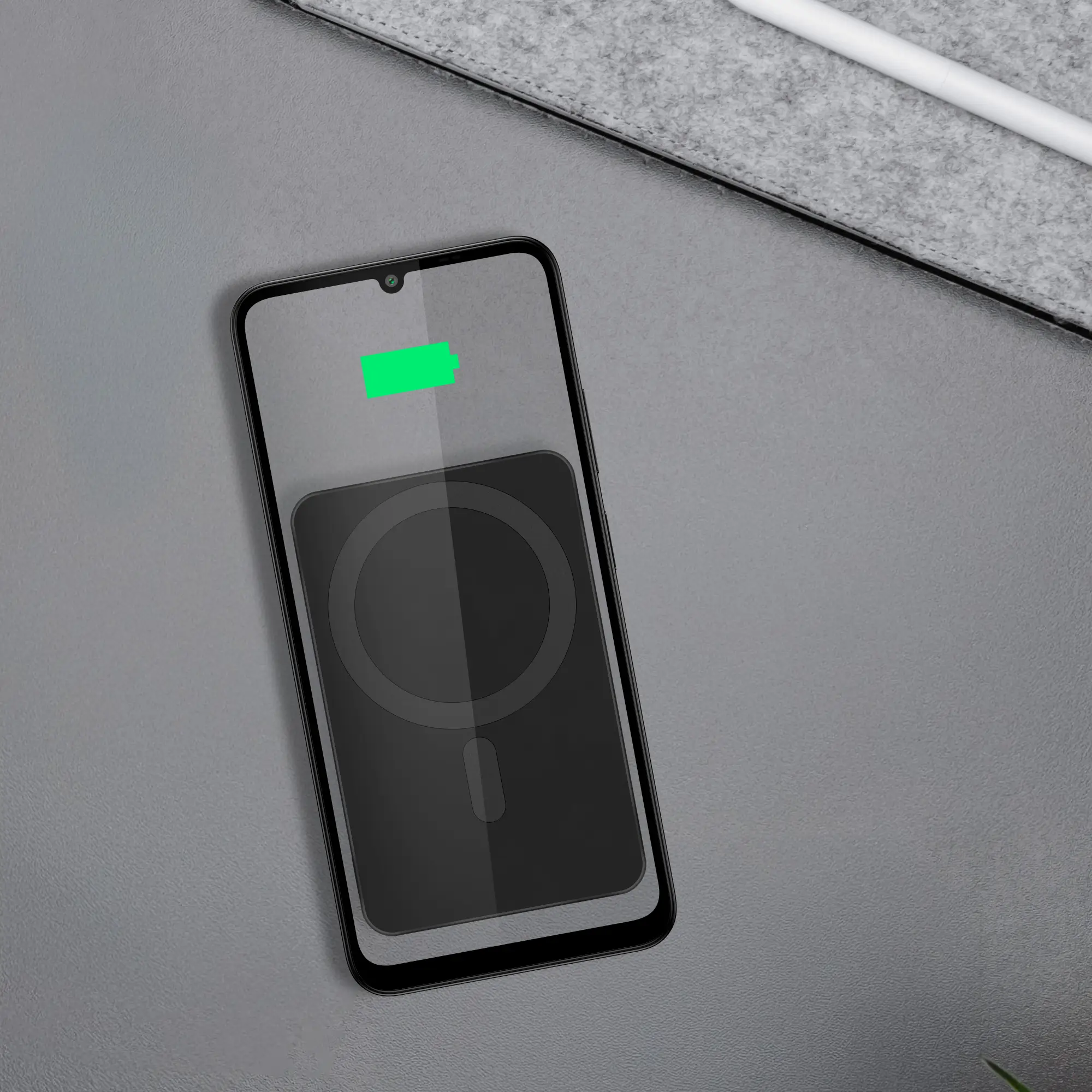 Power Bank inductie Kruger&Matz KM0912 10000mAh Li-ion Mag Safe wireless 15W / USB-C 20W / USB-A 25W – IoElectronice.ro [8]