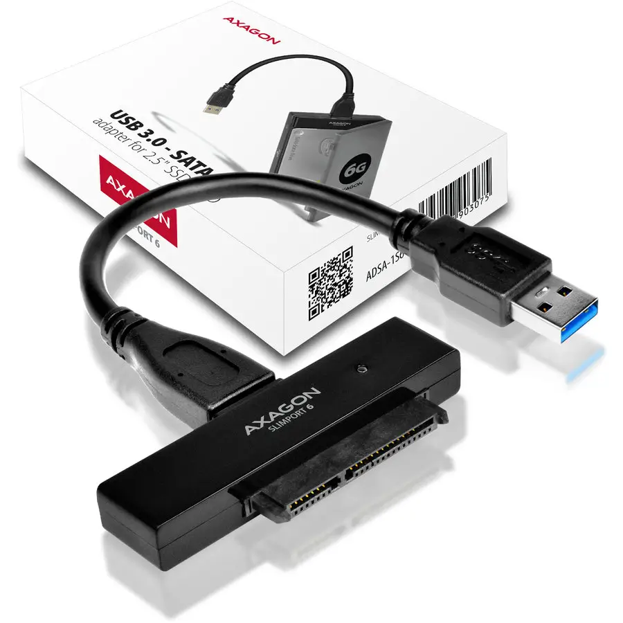 Rack extern USB 3.0 SATA 6G UASP HDD 2.5" AXAGON ADSA-1S6 negru [2]