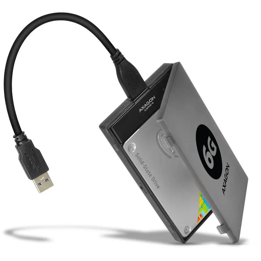 Computer-laptop - Rack extern USB 3.0 SATA 6G UASP HDD 2.5" AXAGON ADSA-1S6 negru