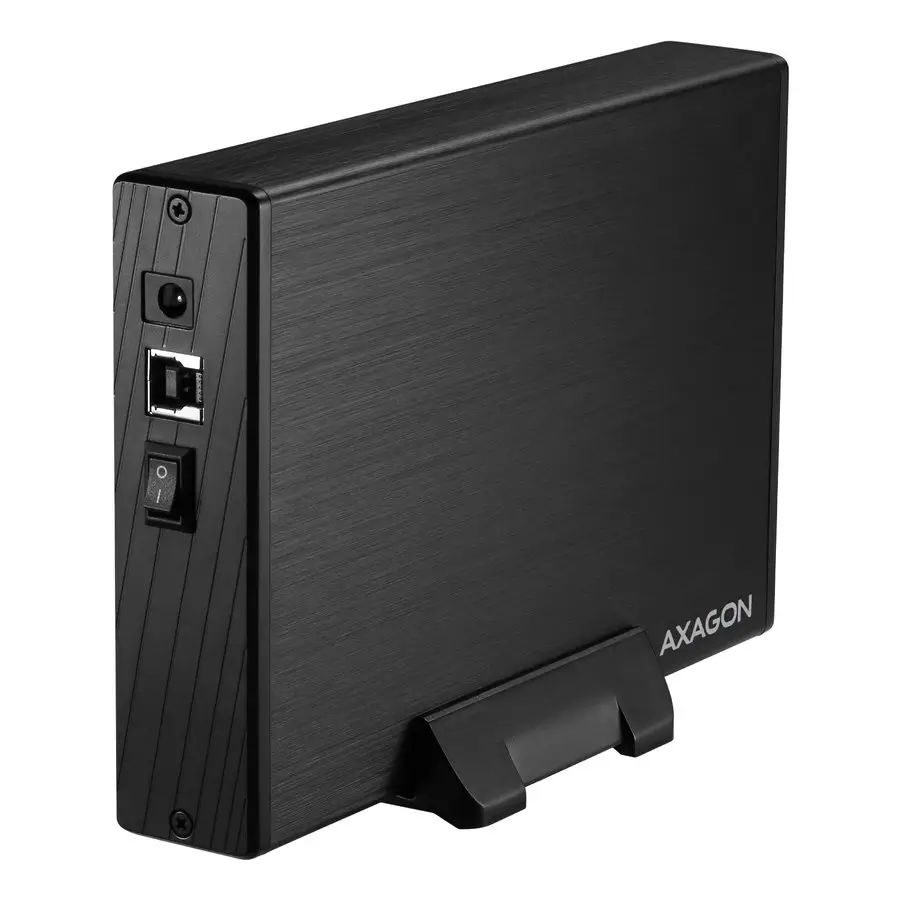 Hard Disk - Rack Extern AXAGON EE35-XA3 USB 3.0 SATA 3.5" aluminiu negru – IoElectronice.ro