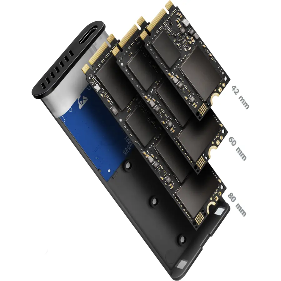 Rack Extern AXAGON EEM2-SG2 USB-C 3.2 M.2 NVMe gri – IoElectronice.ro [6]