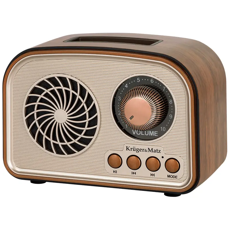 Radiouri MP3 MP4 - Radio portabil analog AM /FM /SW 5W 185x77.5x150mm Kruger&atz KM0834 - IoElectronice.ro