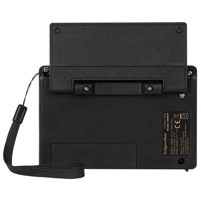 Radio portabil analog Kruger&Matz KM0831 AM/FM/SW 3W cu antenă telescopică și difuzor integrat [1]