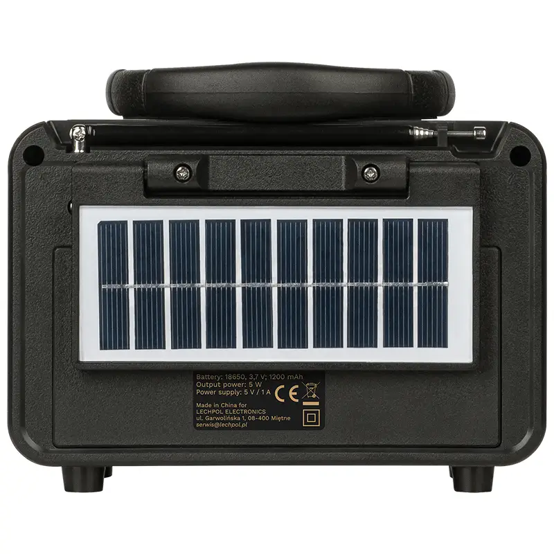 Radio portabil analog SOLAR AM/FM/SW 5W 166x87.5x130mm Kruger&Atz KM0832 – IoElectronice.ro [3]