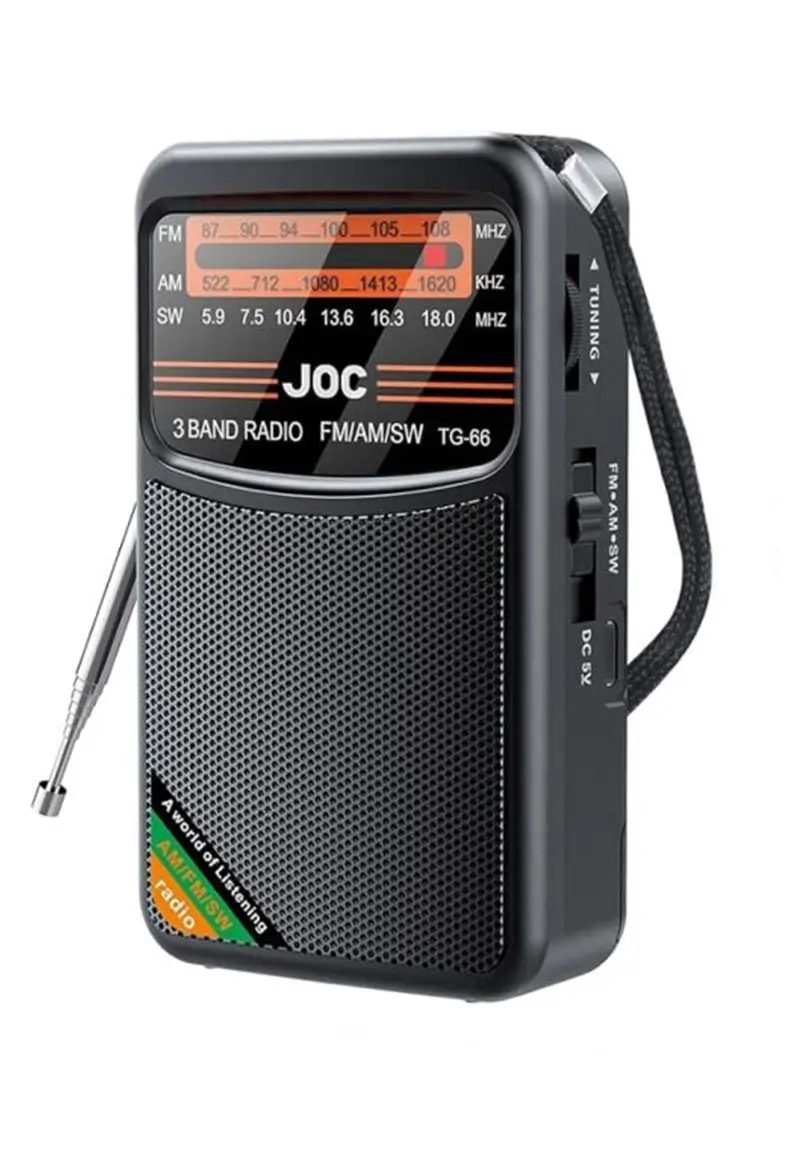 Radiouri MP3 MP4 - Radio portabil elegant 3 benzi JOC TG-66 cu acumulator și USB-C (688) – IoElectronice.ro