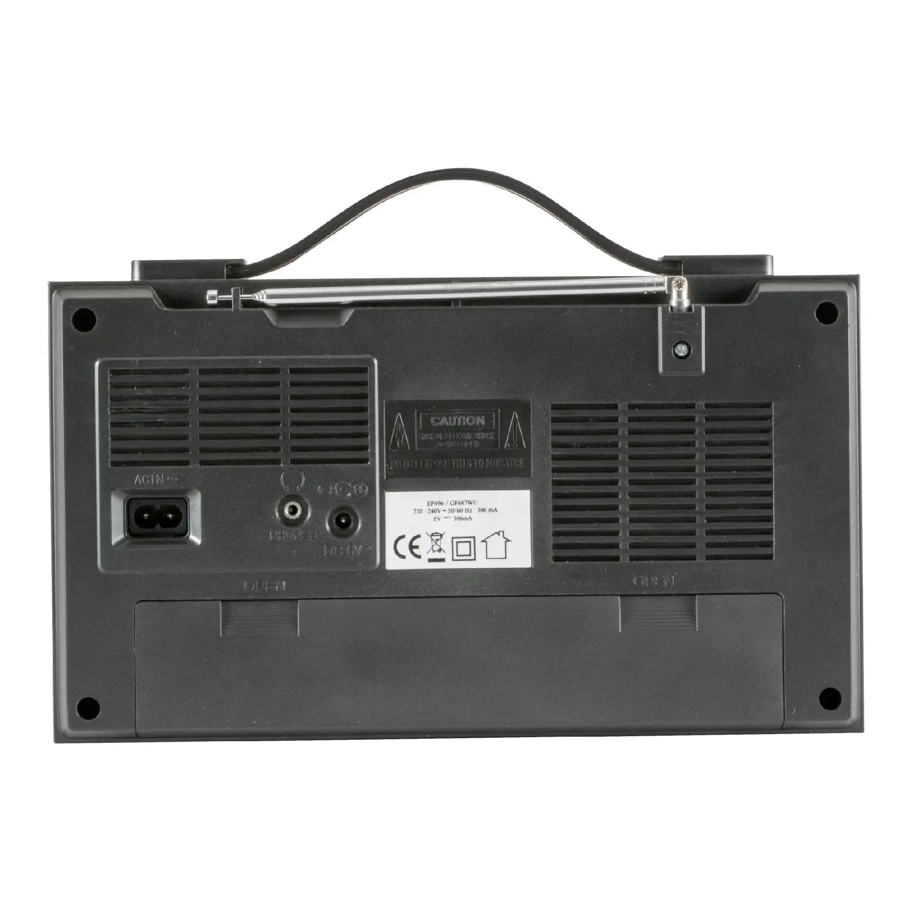 Radio portabil retro cu casetofon Radio 11 benzi / USB-MP3 / Bluetooth / SD SAL RRT 11B [3]