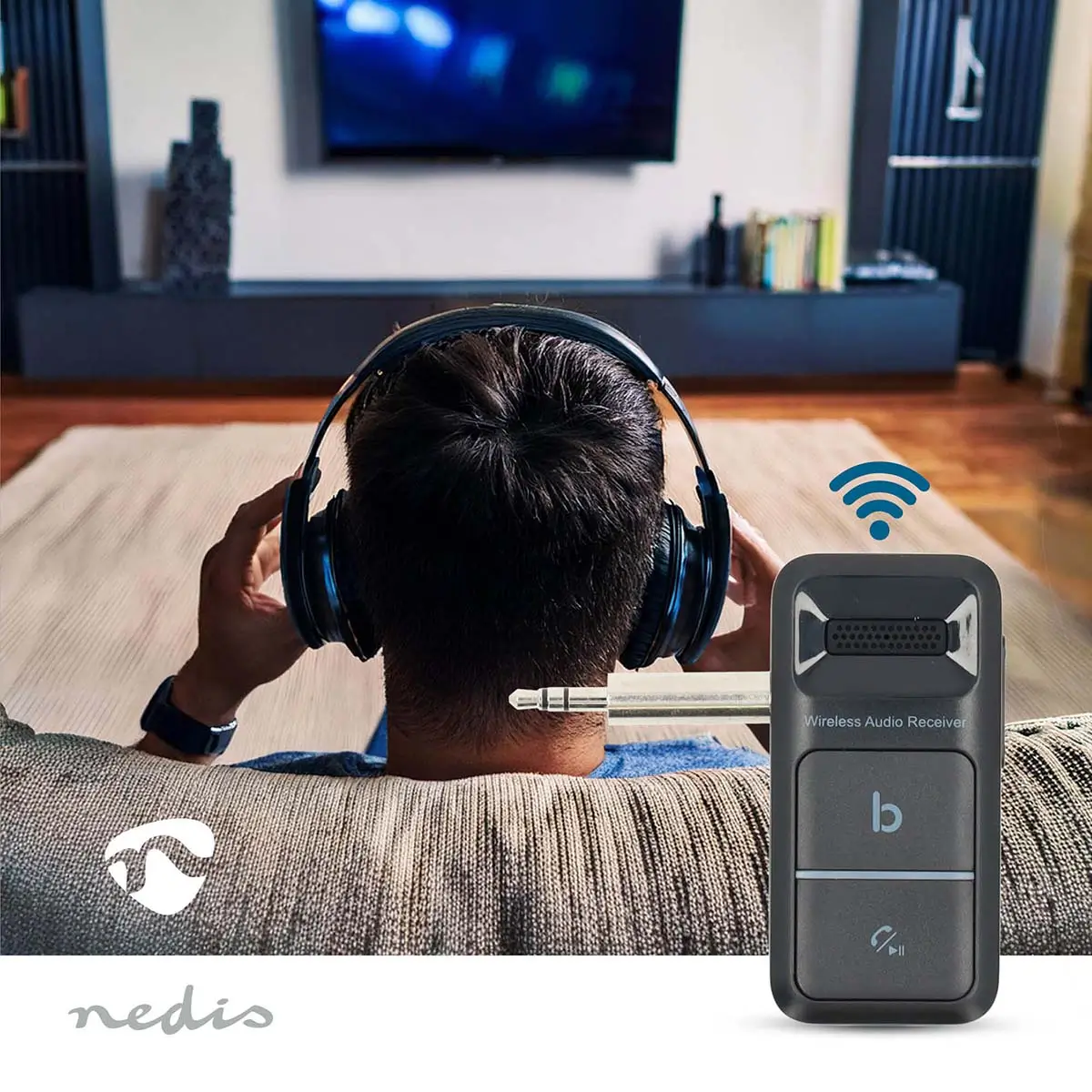Receptor audio wireless Nedis BTRC3024BK Bluetooth v5.3 USB-C / 3.5 mm negru – IoElectronice.ro [3]