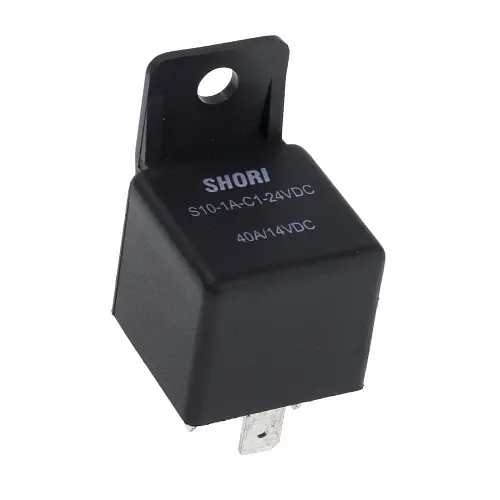 Intrerupatoare-Relee - Releu electromagnetic SPST-NO bobina 24VDC 40A S10 1.8W SHORI ELECTRIC S10-1A-C1-24VDC – IoElectronice.ro