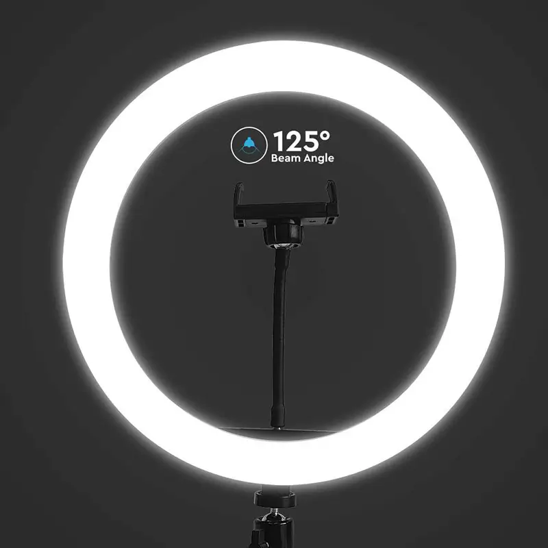 Selfie LED 7W 3200-5500K Ring Light 10" 3in1 cu alimentare USB V-tac SKU-23048 - IoElectronice.ro [7]
