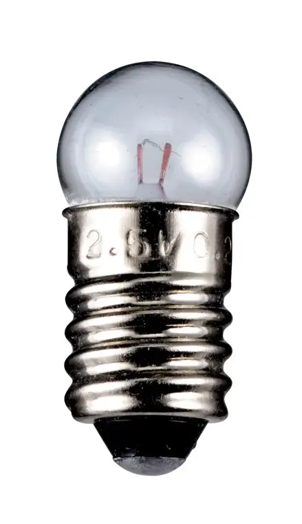 Set 10 becuri E10 3.7V 0.3A glob incandescent Goobay 9324-10 [1]