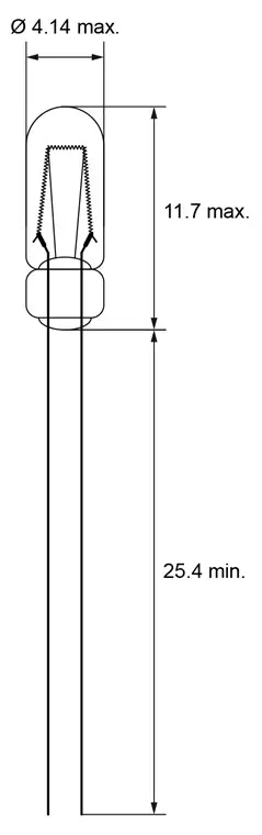 Set 10 becuri miniatura T1 1/4 12V/DC 0.9W 75mA incandescent 11.7x4.1x25.4 mm Goobay 9345-10 – IoElectronice.ro [3]