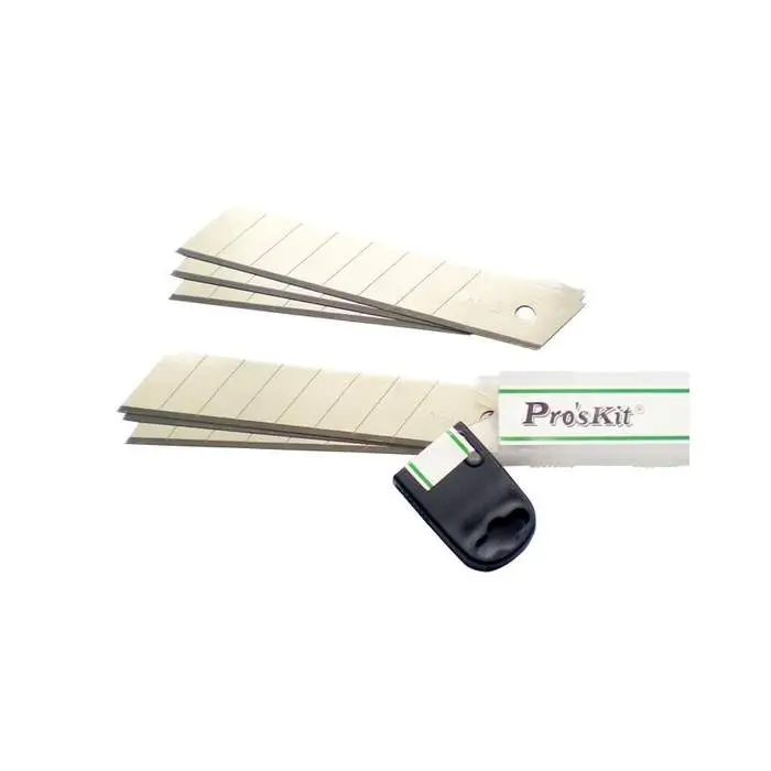 Scule mentenanta - Set 10 lame cutter 18mm x 100mm Pro'sKit DK-2039-B10 pentru tăiere precisă și durabilă.