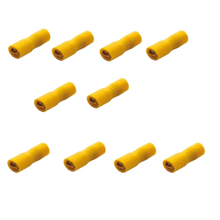 Mufe papuci - Set 10 papuci auto mama completi izolati 4.0-6.0mm2 /0.8x6.35mm galbeni Mutlusan 014 100 094060-10