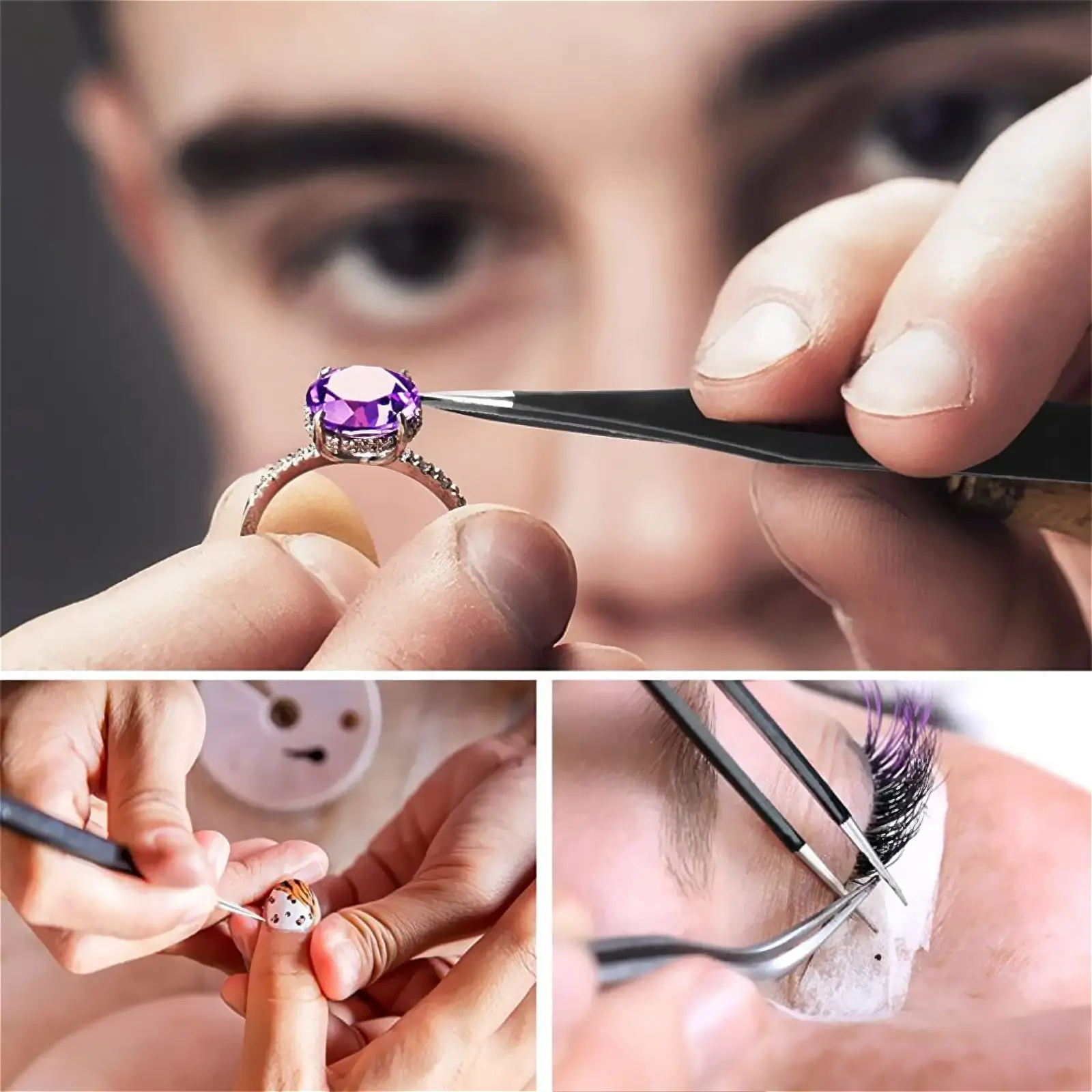 Set 10 pensete de precizie antistatice, antimagnetice, rezistente la acid și coroziune Handy 10779B – IoElectronice.ro [4]