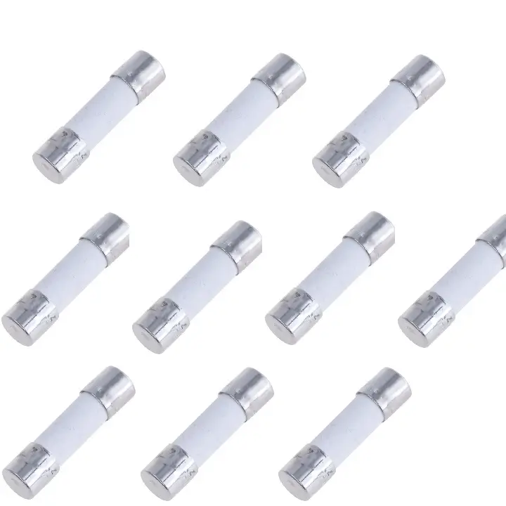 Electrice - Set 10 siguranțe ESKA F400mA 250VAC ardere rapidă 5x20mm pentru protecție electrică