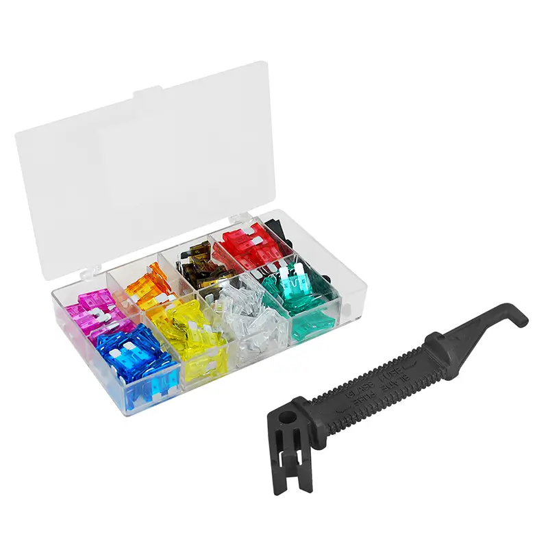 Sigurante auto - Set 100 siguranțe 8 valori /3A-30A LTC LX3023T - IoElectronice.ro