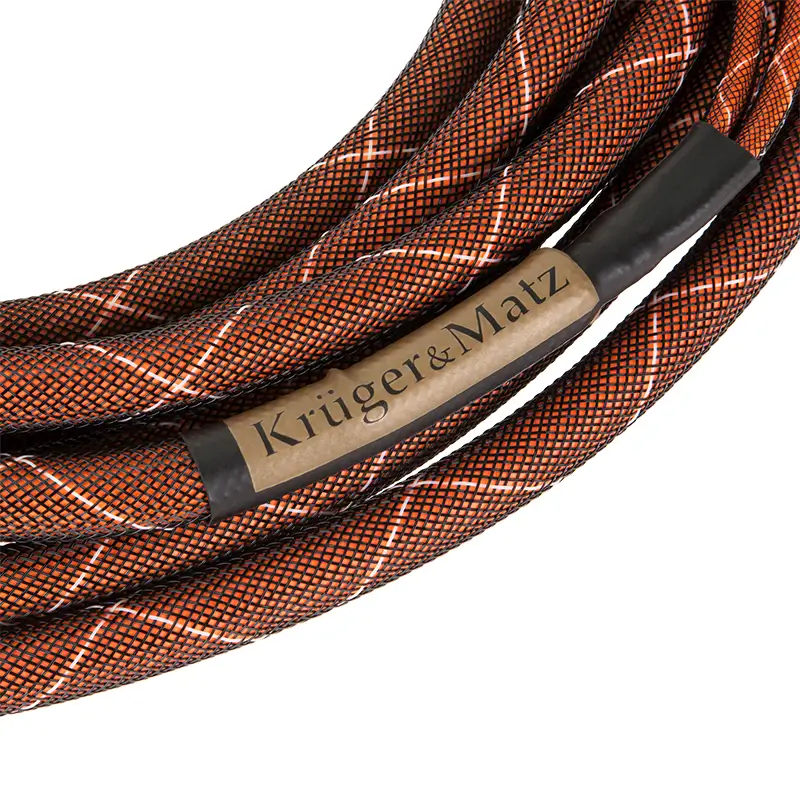 Set 2 cabluri difuzor 3m 15AWG 1.45mm² cupru / nailon / cu mufă banana Kruger&Matz KM0335 – IoElectronice.ro [3]