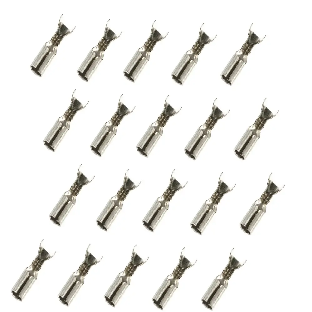 Mufe papuci - Set 20 papuci electrici mama 2.8x0.5mm cositoriti pentru cablu 0.5-1mm2 Somogyi Electronic KSH 2,8-0,5/Sn-20