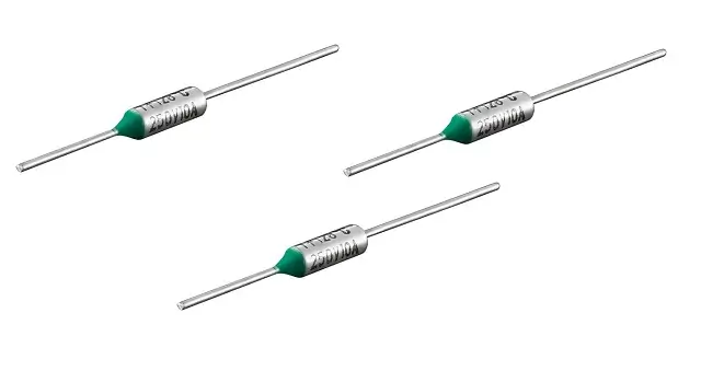 Electrice - Set 3 siguranțe termice 94 °C 10A 250V 4.2x11.6mm 8343-3 - IoElectronice.ro