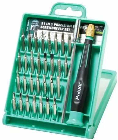 Scule mentenanta - Set 31in1 șurubelniță cu vârfuri interschimbabile Pro'sKit SD-9802 - IoElectronice.ro