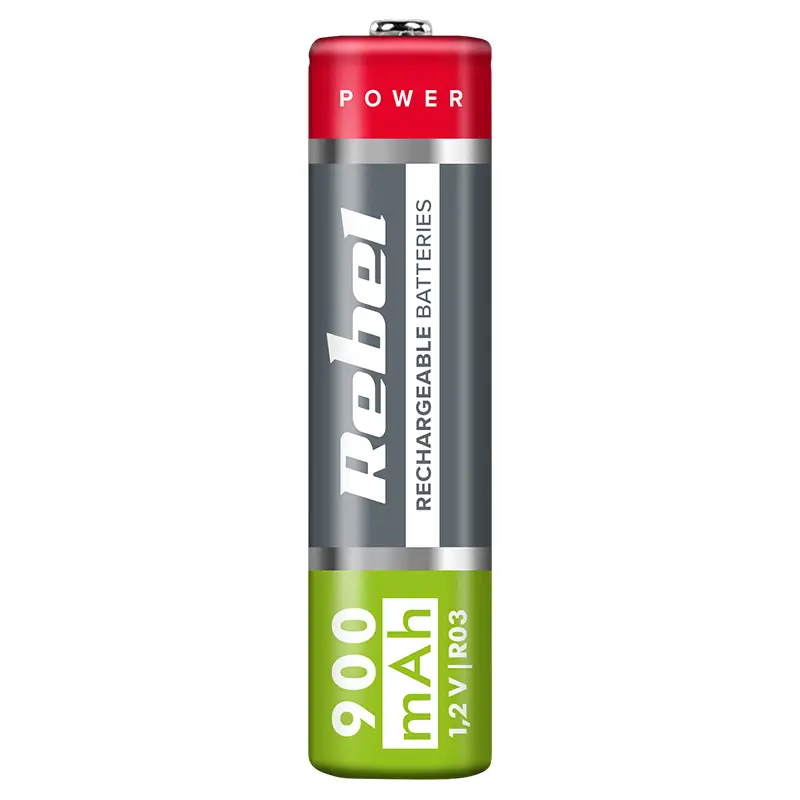 Set 4 acumulatori Rebel NI-MH AAA R3 900mAh 1.2V BAT2013 [2]