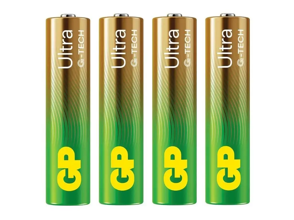 Set 4 Baterii Ultra Alkaline AAA GP R3 – Energie Durabilă pentru Dispozitivele Tale Electronice [2]