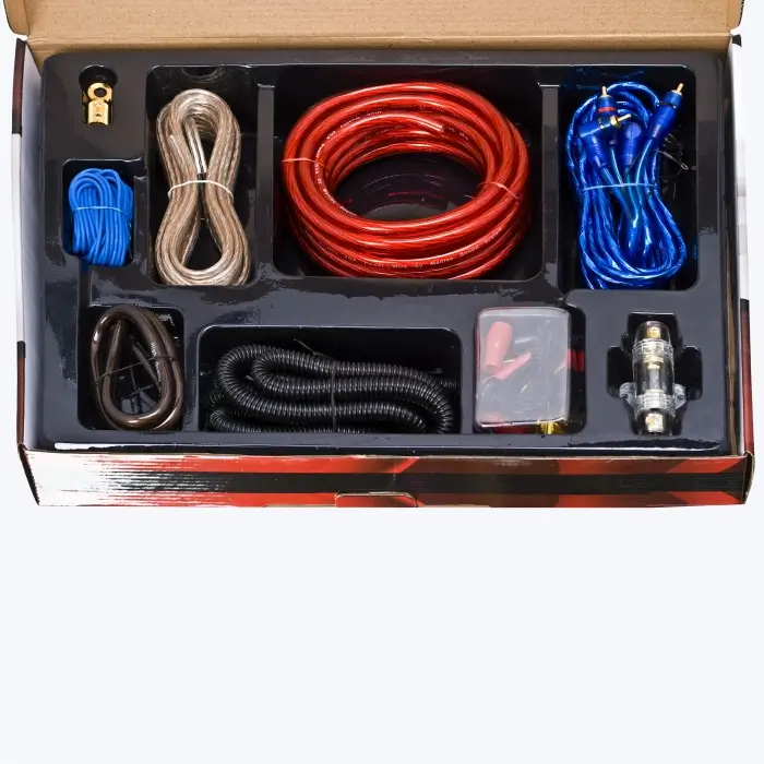 Set cabluri auto 4GA Hi-Fi Profesional 33buc M`N´C 20196-G – IoElectronice.ro [2]