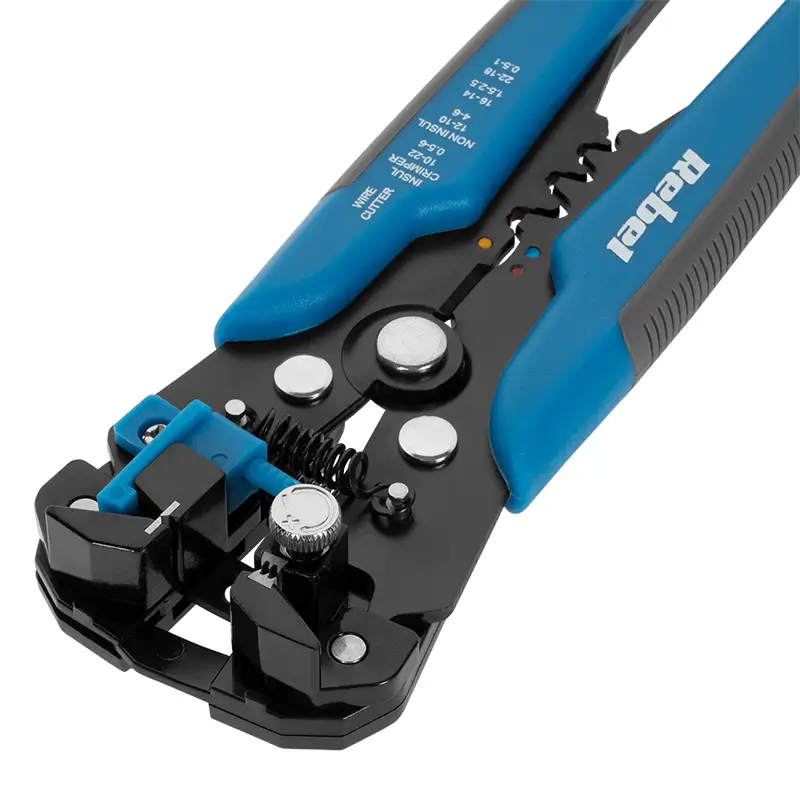 Set clește de sertizare/dezizolare + 215 conectori Rebel RB-1014 – IoElectronice.ro [3]