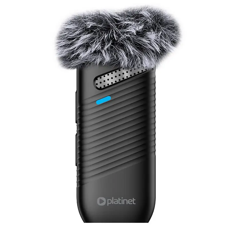 Set lavalieră microfon 2in1 wireless 2.4GHz 25m Plug & Play Android/iOS Platinet PLMM30 – IoElectronice.ro [5]