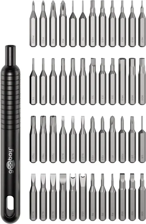 Set șurubelnițe 48 biți 28mm oțel S2 precizie Goobay 77835 [2]