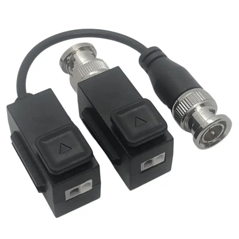 Conectica - Set Video Balun Pasiv UTP/FTP - BNC Full HD 4K 250m HIKVISION DS-1H18S/E(C) – IoElectronice.ro