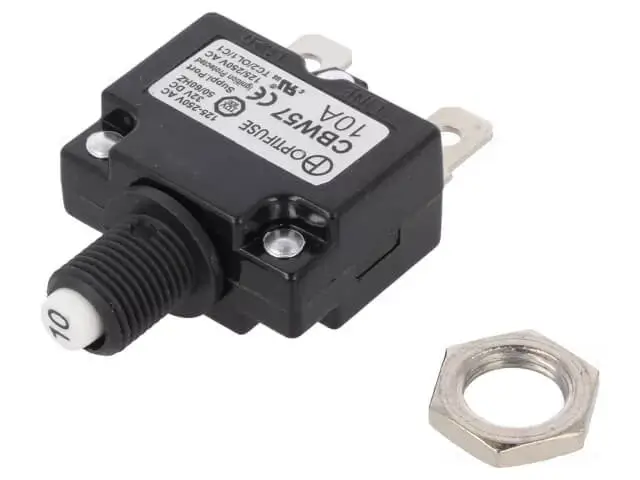 Sigurante termice - Siguranța termică 10A OPTIFUSE CBW57-ES-10A-5H Imax. 1kA 32VDC/50VDC/125V/250V – IoElectronice.ro