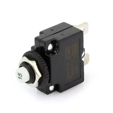 Electrice - Siguranță termică 15A OPTIFUSE CBW57-PS-15A-5X Imax 1kA 32VDC/50VDC/125V/250V – IoElectronice.ro