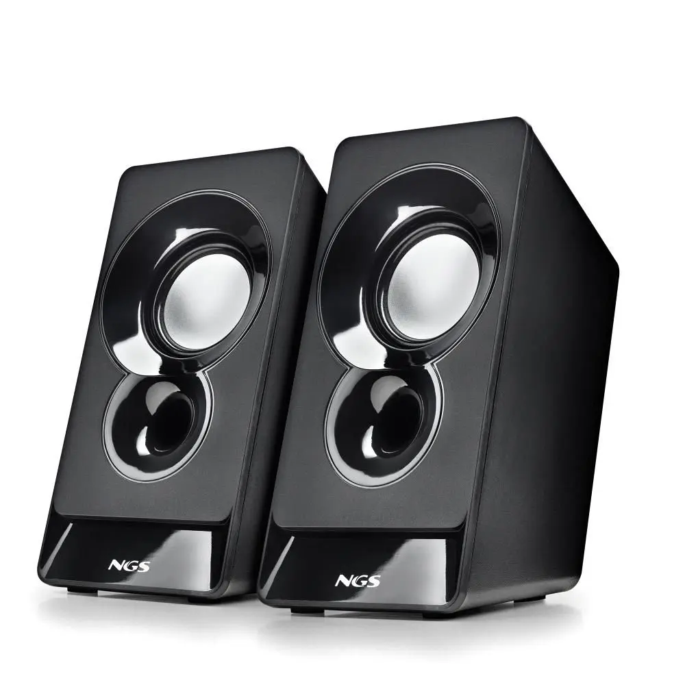 Boxe si difuzoare - Sistem de boxe NGS SB210 2.0 Gaming, Sunet Stereo Clar, Conectivitate USB și Jack 3.5mm, 12W