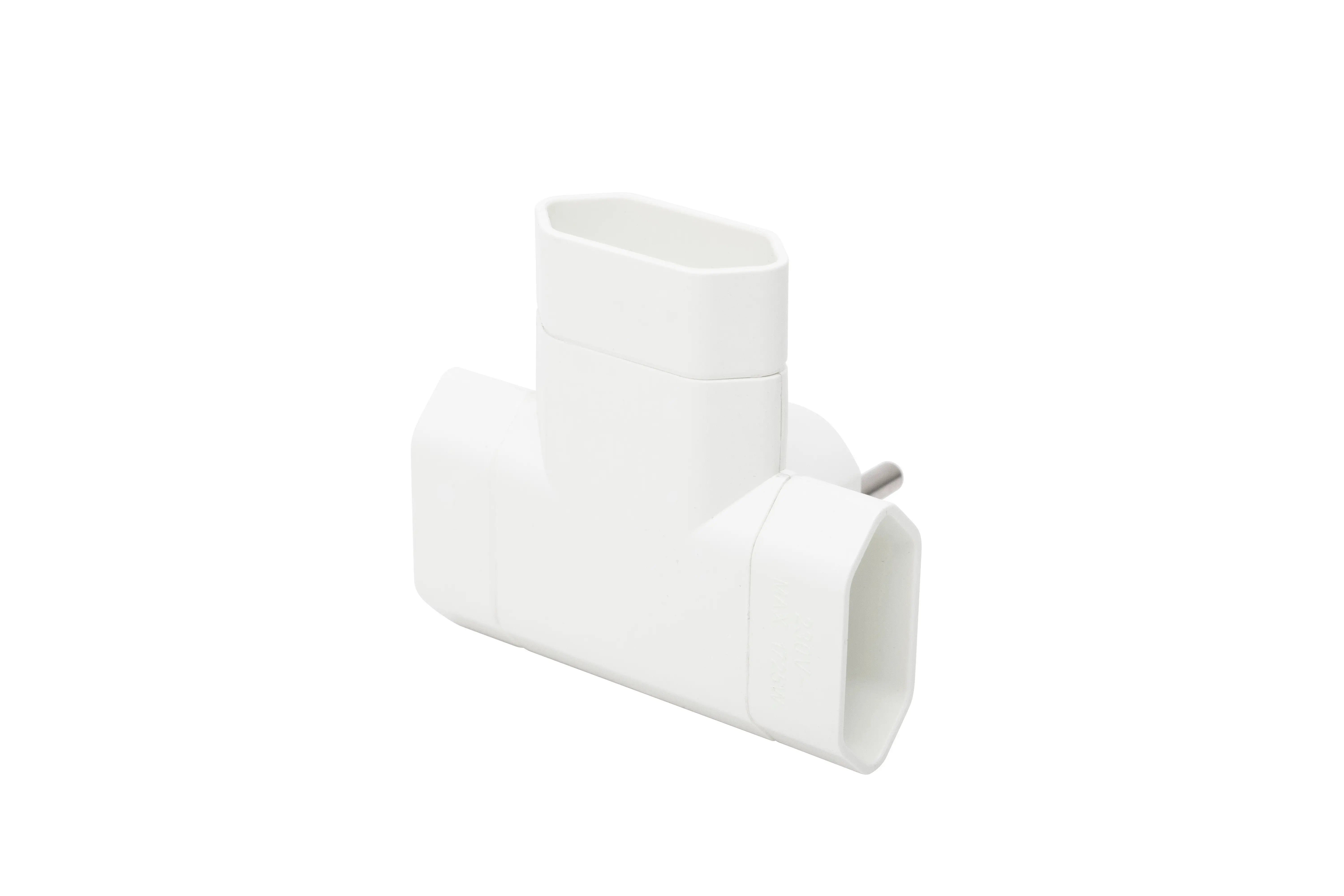 Soclu EURO x3 distribuitor T alb montare încastrată Home TPF3E [1]