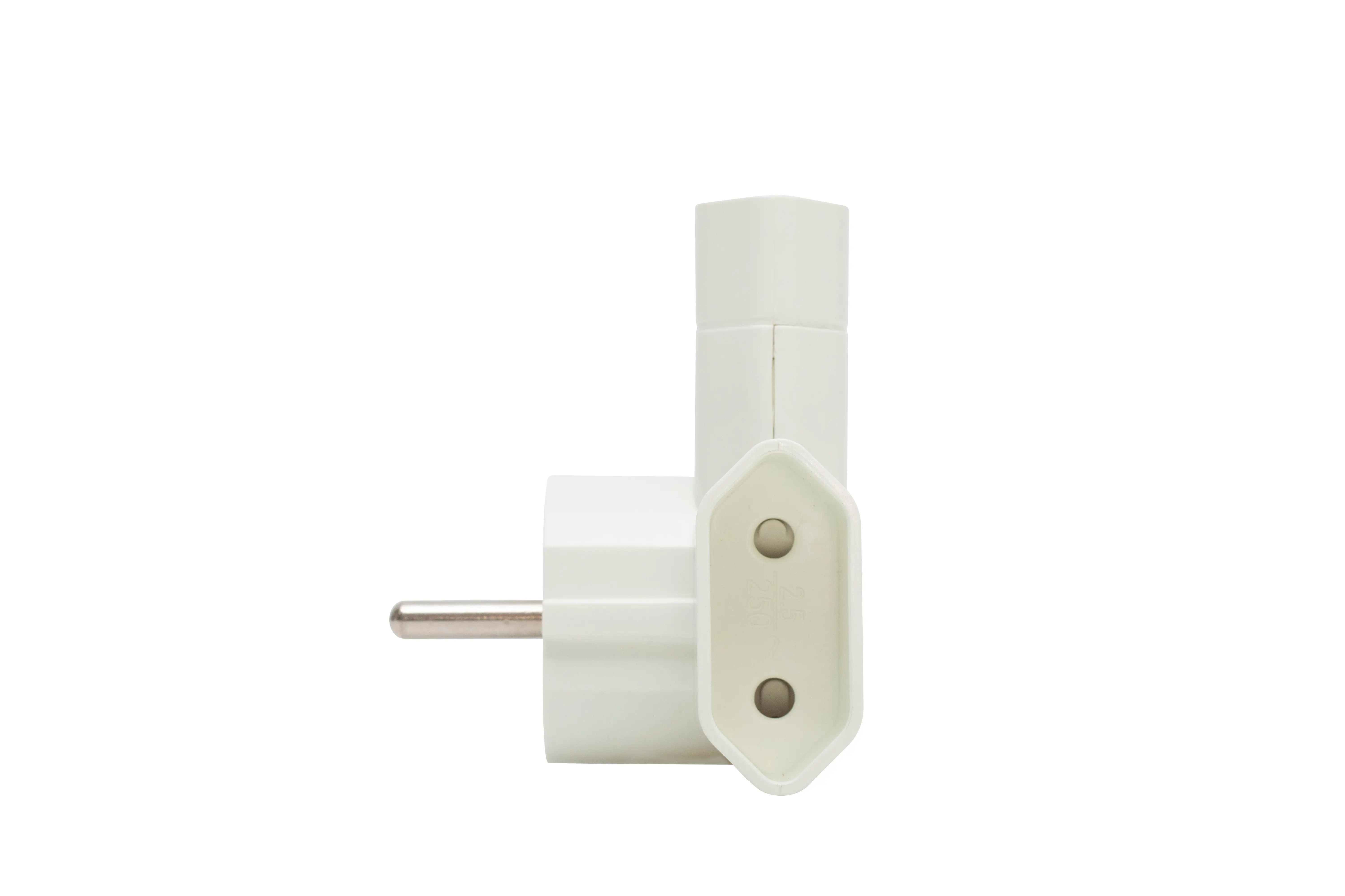 Soclu EURO x3 distribuitor T alb montare incastrata Home TPF3E – IoElectronice.ro [3]