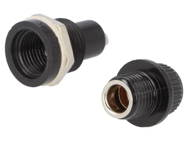 Soclu siguranta 5x20mm max. 10A /250V pe panou 36.7x13.2mm SCI R3-12E – IoElectronice.ro [2]