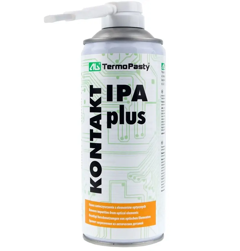 Alcool izopropilic-tehnic - Soluție spray contacte KONTAKT IPA PLUS 400ml TermoPasty – IoElectronice.ro