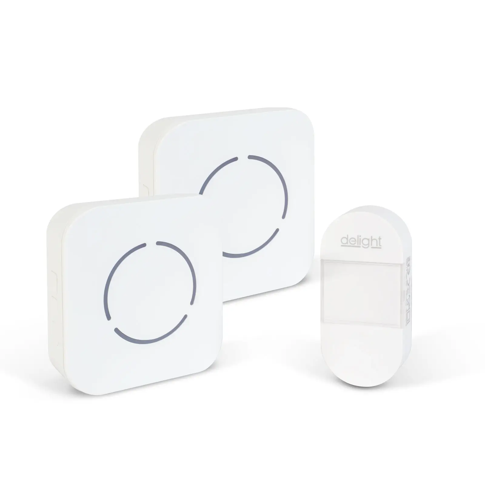 Sonerie fără fir Kinetic fără baterii 1 buton + 2 receptoare alb Delight 55331WH-2 – IoElectronice.ro [4]