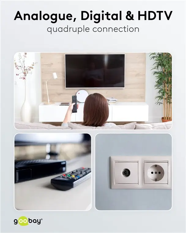 Spliter 4 cai semnal TV satelit 2500Mhz Goobay – IoElectronice.ro [5]