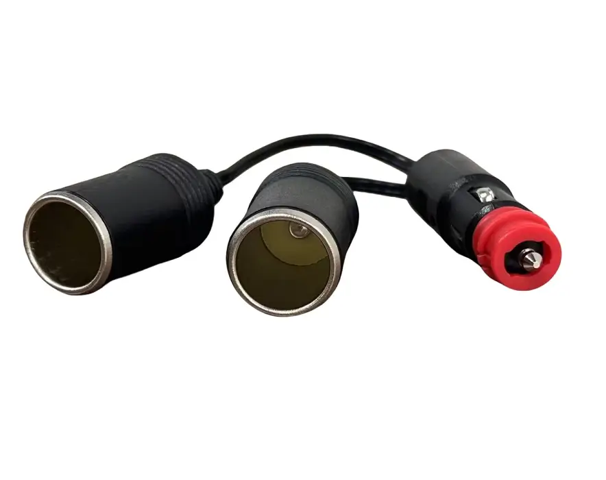 Accesorii bricheta auto - Splitter bricheta auto 2 cai 8A 10cm siguranță fuzibilă 16A poate fi înlocuită – IoElectronice.ro