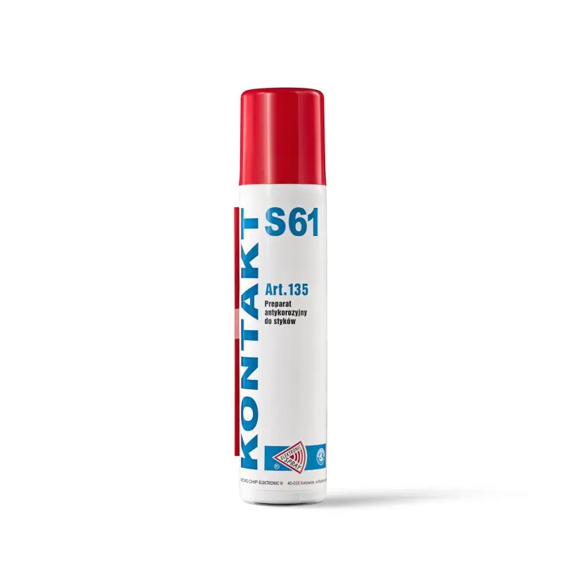 Solutii de curatare - Spray Kontakt S61 Art.135 pentru curățare contacte corodate deteriorate, restabilește conductivitatea și oferă protecție împotriva oxidării – IoElectronice.ro
