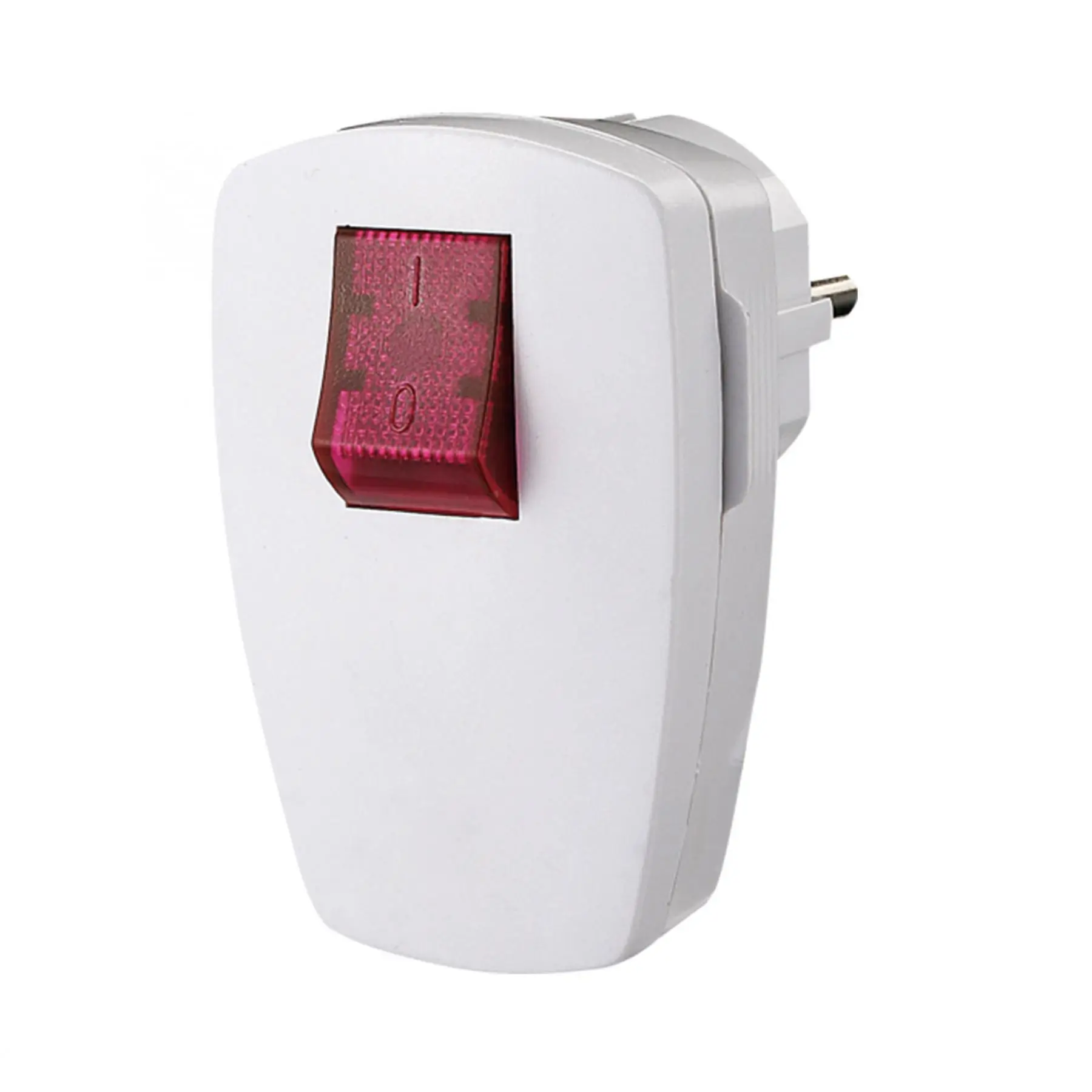 Electrice - Stecher schuko 16A 3500W alb cu împământare și întrerupător cu bec Home 0795S