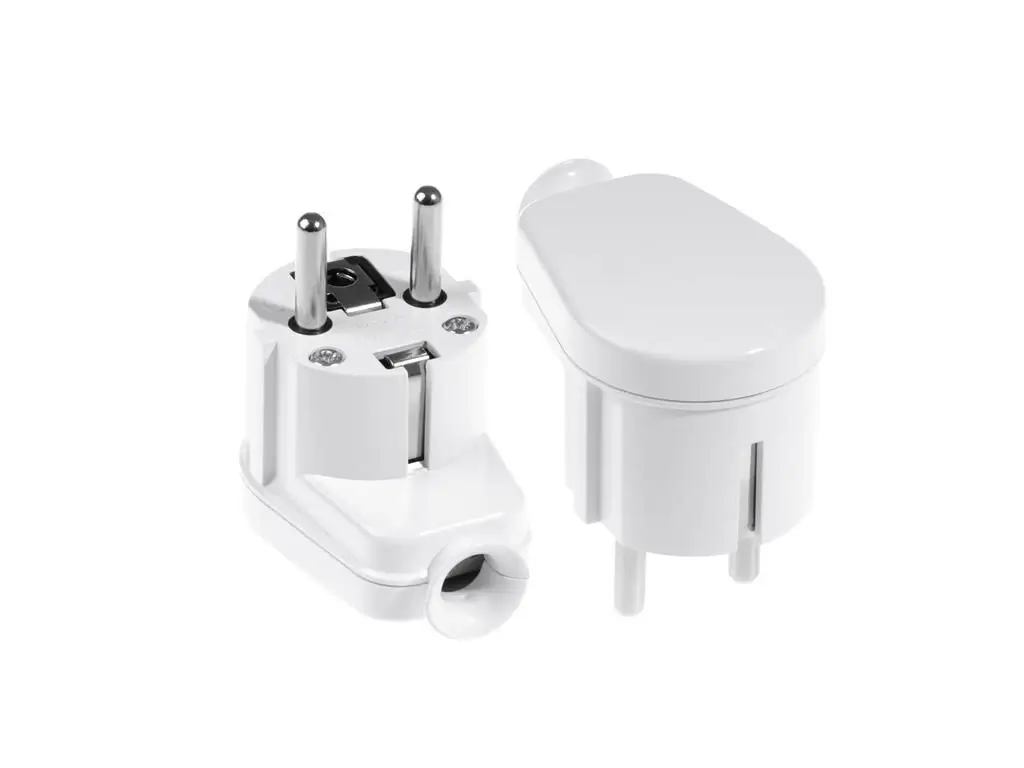 Stecher Shuko iesire laterala alb WT-16U/WE Plastrol [2]