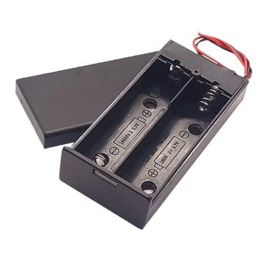 Electrice - Suport acumulator 2x 18650 cu capac si cablu de conectare GBC 25.0292.05